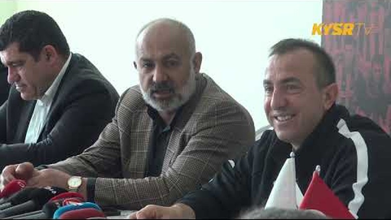 Teknik Direkkör Recep Uçar'ın Basın Toplantısı