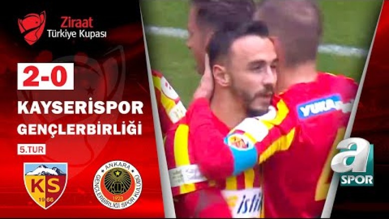 2022-2023 Türkiye Kupası: Kayserispor 2-0 Gençlerbirliği-Maçın Özeti