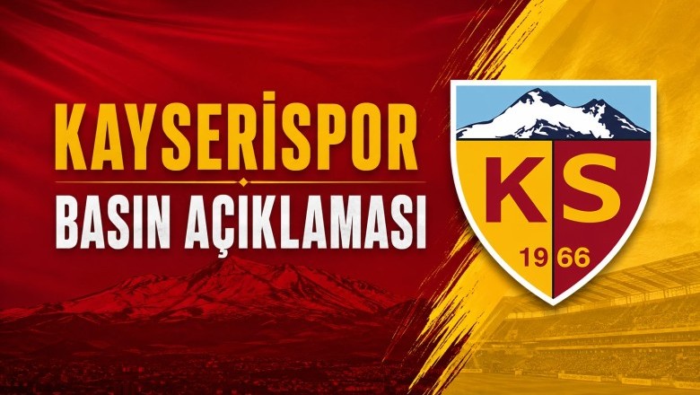 Kayserispor Yönetiminin Maç Sonu Basın Açıklaması