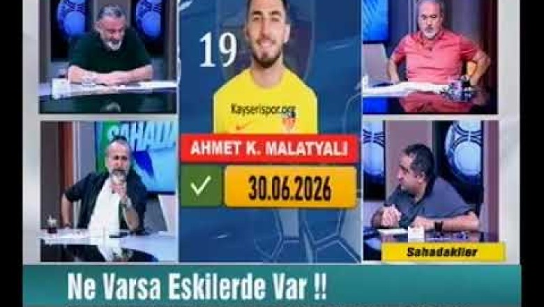 Sahadakiler -TV Kayseri -Spor Programı -18.08.2025