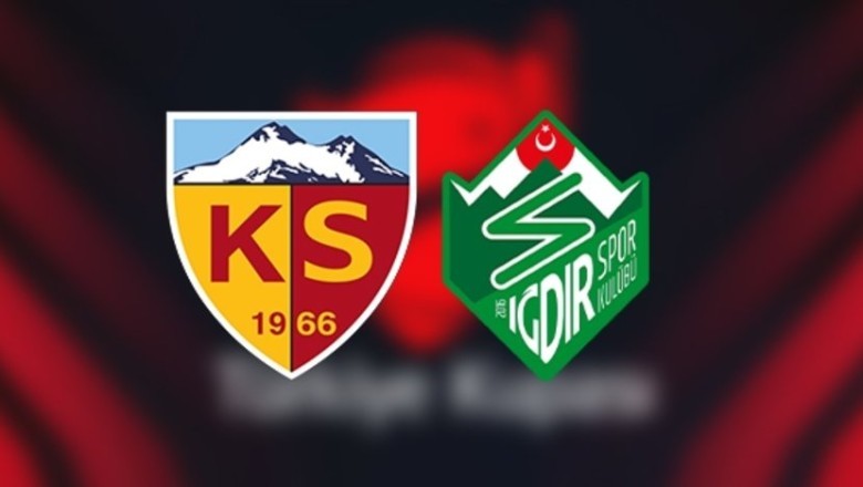 Kayserispor'un Türkiye Kupasındaki Rakibi Igdır FK oldu.
