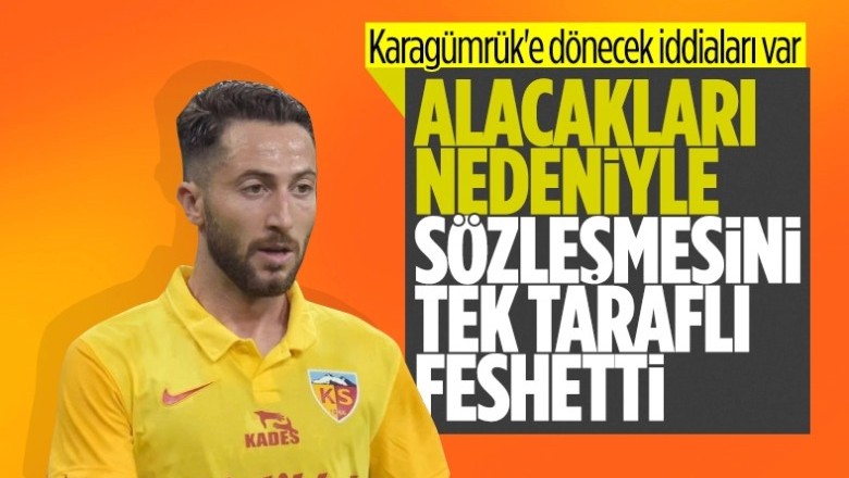 Kayserispor'da Bertolacci sözleşmesini tek taraflı feshetti