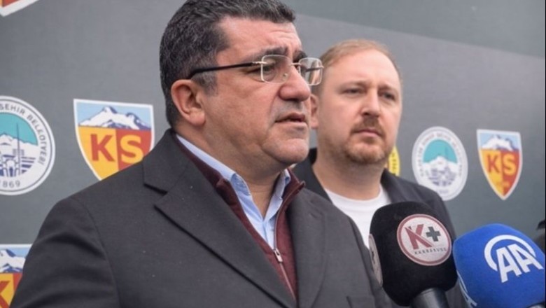 Kayserispor Başkanı Nurettin Açıkalın'ın Maç Sonu Tepkisi.