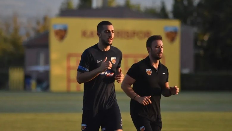 Kayserisporlu futbolcu Hosseini Antrenmanlara Başladı.