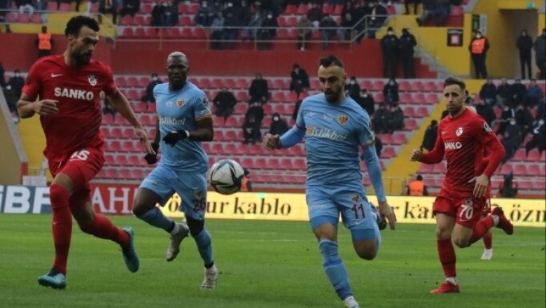 Gaziantep FK ve Kayserispor'da Sakat ve Cezalılarda Son Durumlar.