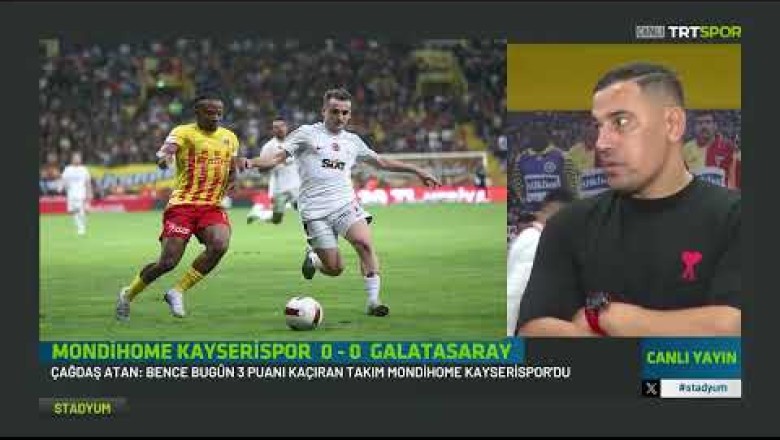 Kayserispor Teknik Direktörü Çağdaş Atan TRT Spor'a konuştu