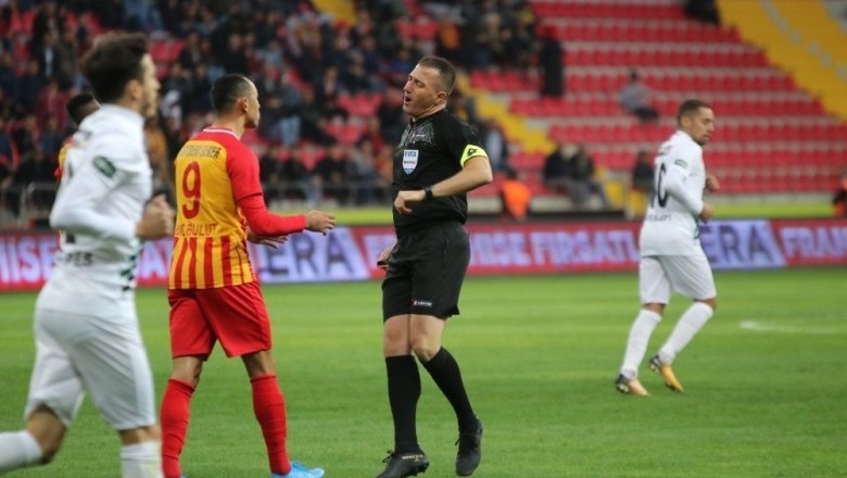Yeni Malatyaspor-Kayserispor Maçını Hüseyin Göçek Yönetecek.