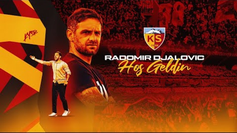 Kayserispor Teknik Direktör Radomir Djalovic'in İmza Töreni