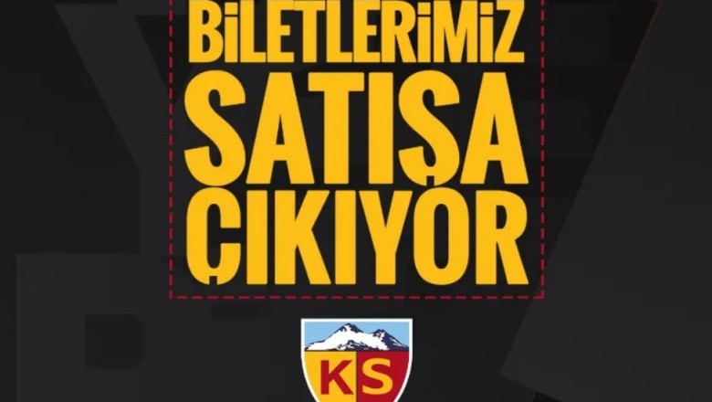 Kayserispor – Hatayspor maçının biletleri satışa sunuldu