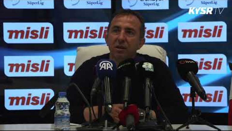 Recep Uçar'ın Kasımpaşa Maçı Sonrası Basın Toplantısı