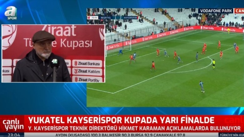 Kayserispor Teknik Direktörü Hikmet Karaman'ın Beşiktaş Maçı Sonrası Basın Toplantısı