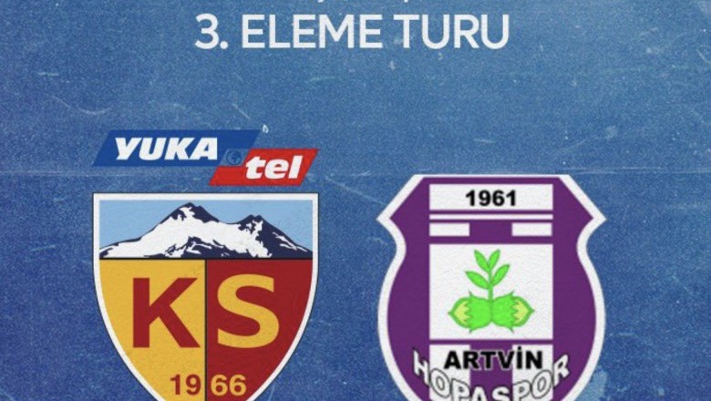 Kayserispor’un Türkiye Kupasındaki Rakibi Artvin Hopaspor Oldu.