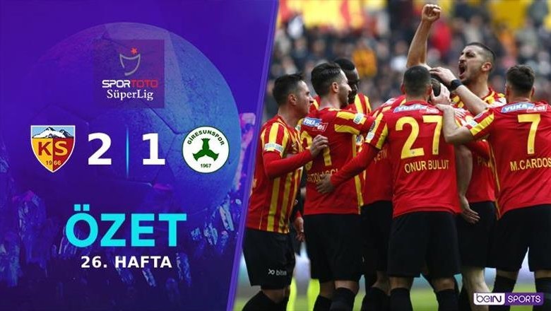 Kayserispor-Giresunspor Maçını Özeti İzlemek İçin