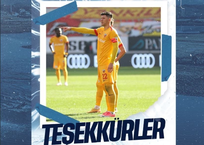 Kayserispor'dan Sapunaru'ya Veda Mesajı