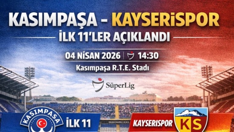 Kayserispor, Kasımpaşa Deplasmanında Sahaya Çıkıyor: İlk 11’ler Açıklandı