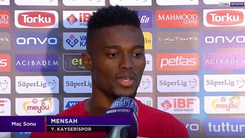 Maç Sonu: Bernard Mensah Röportajı